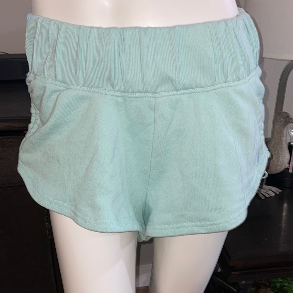 BNWT Free Movement Light Green Running Shorts